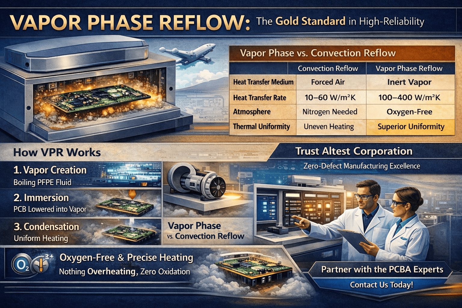 Vapor phase reflow process explained (1)